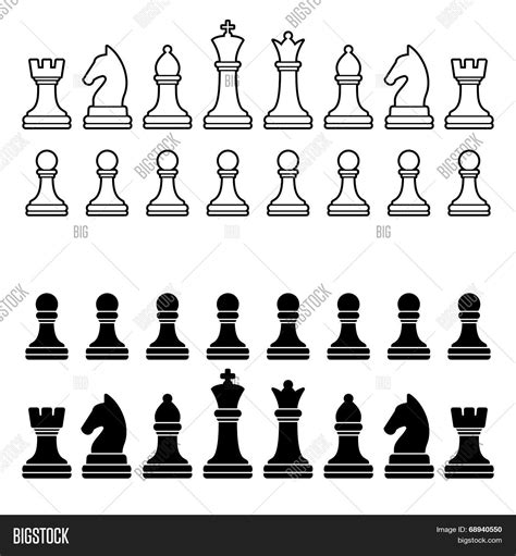 Chess Pieces Vector And Photo Free Trial Bigstock