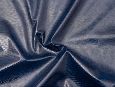 Mjtrends Snakeskin Fabric Blue