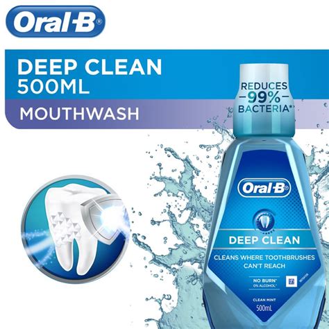 oral b deep clean mouthwash 500ml watsons philippines