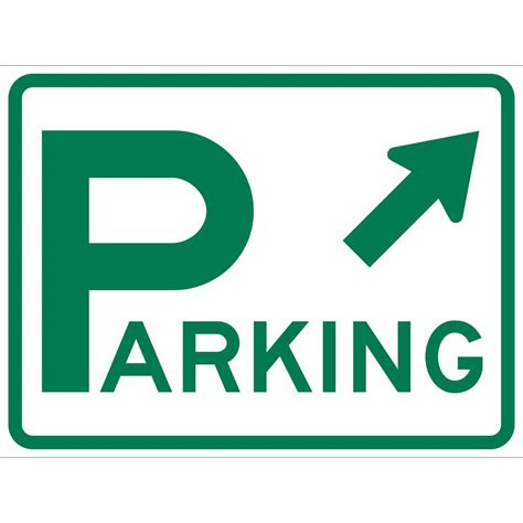 Parking Sign Brady Part 115545 Brady