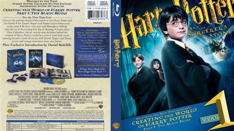 Harry Potter And The Sorcerers Stone Movie Blu Ray Custom Covers