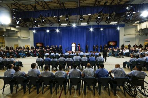 Pope Franciss Visit To The Curran Fromhold Correctional Facility And