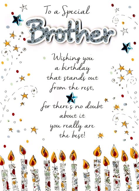 What To Say On Birthday Card For Brother The Cake Boutique