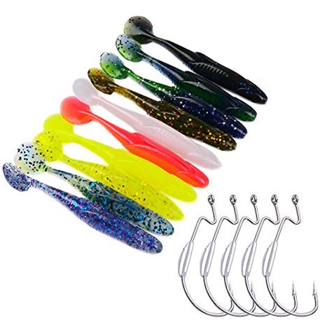 Buy 20pcloe Soft Bait 10 Colors 9cm6g Fishing Luressoft Lures