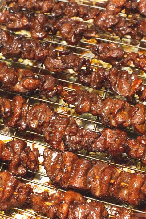 Pinoy Pork Barbecue Recipe Filipino Bbq Pork Skewers Recipe Filipino Pork Bbq Grilling