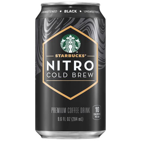Buy 8 Pack Starbucks Nitro Cold Brew Black Unsweetened Premium Coffee
