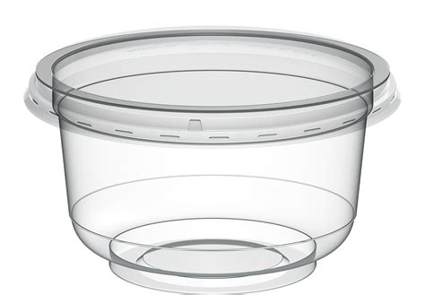 Cosmoplast Plastic Clear Containers Ic 95 With Clear Lids 200 Ml 40