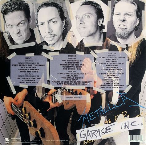 Metallica Garage Inc Compilation Album Review — Subjective Sounds