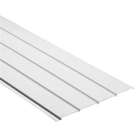 Durabuilt 16 In X 144 In 140 White Aluminum Solid Soffit At