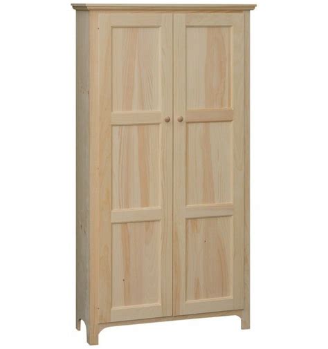 Custom amish cabinets and cupboards. AMISH Unfinished Pine 72" Rustic 2 Door Pantry Cabinet ...