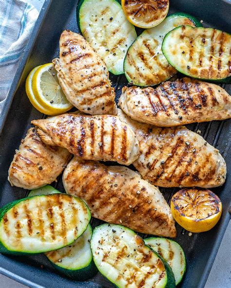 Easy Grilled Lemon Garlic Chicken Recipe Healthy Fitness Meals