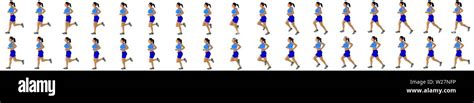 Man Run Cycle Animation Sequence Loop Animtion Sprite