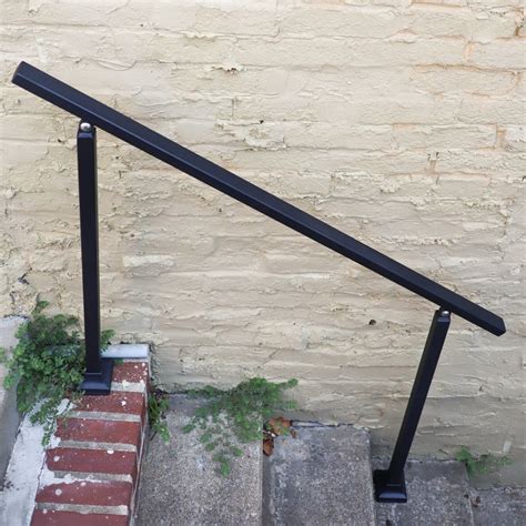 Adjustable Metal Handrail With Rustic Design Make A Rail Etsy In 2020