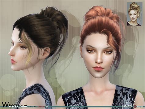 The Sims Resource Wings Hair Sims4 Tts1023 F