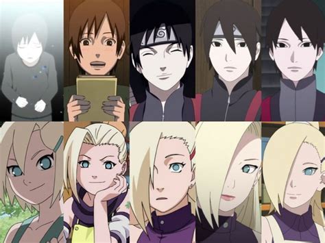 Evolution Of Sai And Ino Throughout The Years Ino And Sai Anime