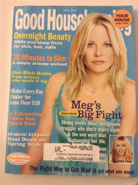 Good Housekeeping Magazine Meg Ryan April 2003 060119nonrh 12 42