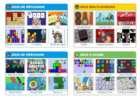 Les principales catégories sont les jeux à 2 joueurs et les jeux d'habillage. Jeux en ligne gratuits | Gratuit.be