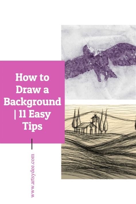 How To Draw A Background 11 Easy Tips For Beginners Artsydee