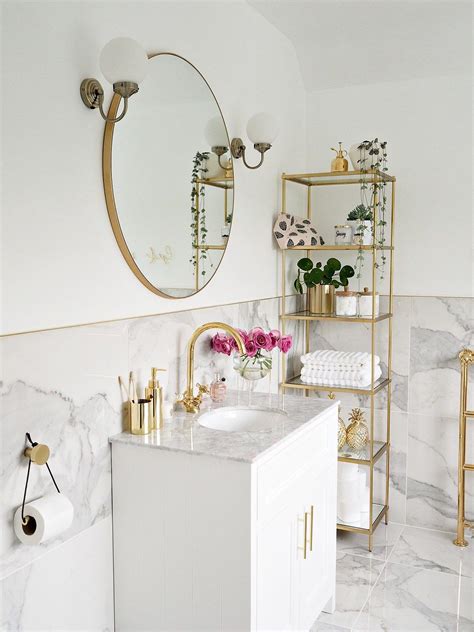 Marble And Gold Bathroom Gold Bathroom Decor Bathroom Design Decor