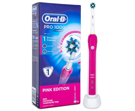 Oral B Pro 1000 Electric Toothbrush Pink Nz