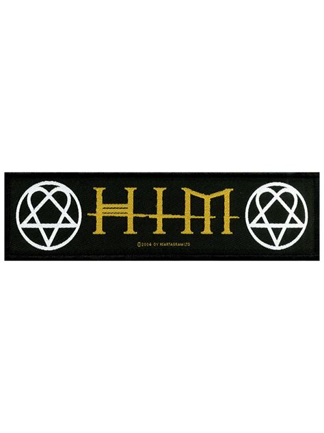 Him Patch Logo Heartagram Superstrip Offical Band Merch Buy