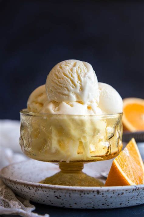 This Orange Ice Cream Gets Its Flavor From Both The Zest And Juice Of