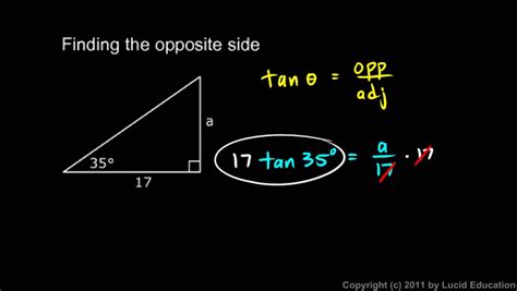 Algebra 2 1105a Solving Problems With The Tangent Ratio Algebra 2