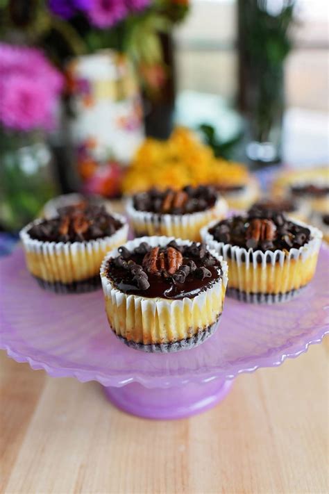This cookbook has over 90 pages of recipes and instructions for appetizers, side dishes, main dishes, rice. Mini Turtle Cheesecakes | Recipe in 2020 | Turtle cheesecake, Turtle cheesecake recipes, Mini ...