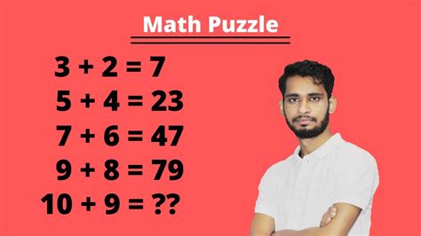 Math Puzzle Amazing Math Puzzle Tricky Math Puzzle Can You Solve