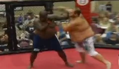 Watch These Two Really Fat Guys Beat The Shit Out Of Each Other Inside