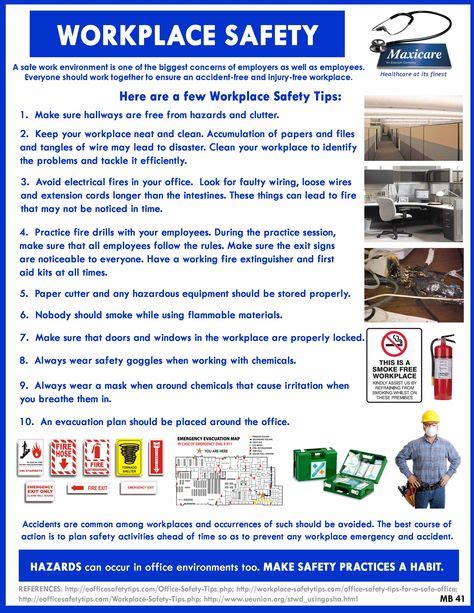 Safety In The Workplace Workplace Safety Occupational Health And