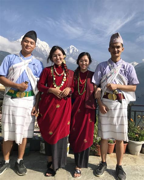 Proud Gurungseni Pokhara Gurung Losar Lureyrohit With Images Gurung Dress Nepal