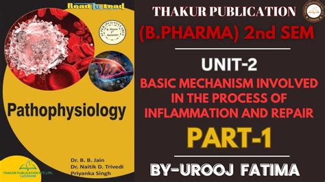 Process Of Inflammation And Repair Unit 2 Part 1 Pathophysiology