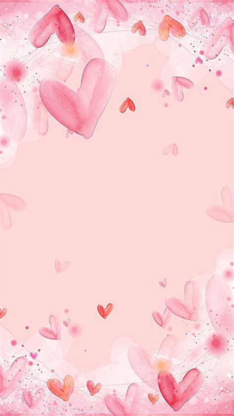 Pink Love Background Simple And Lovely Fresh