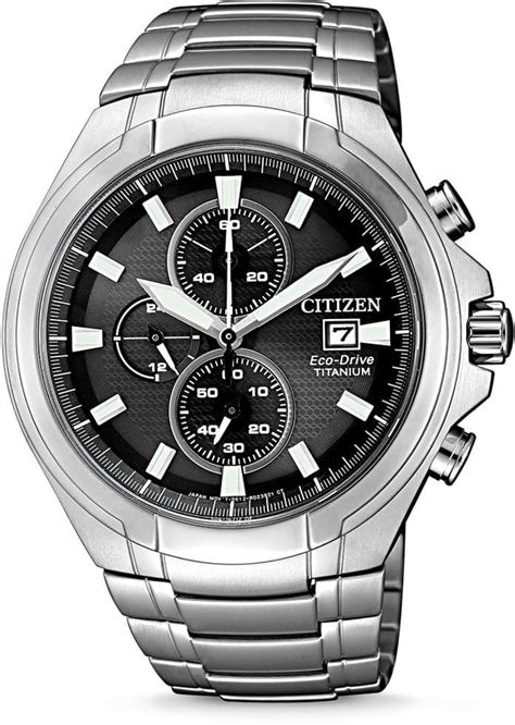 Citizen Eco Drive Super Titanium Herren Chronograph Sapphire Watch