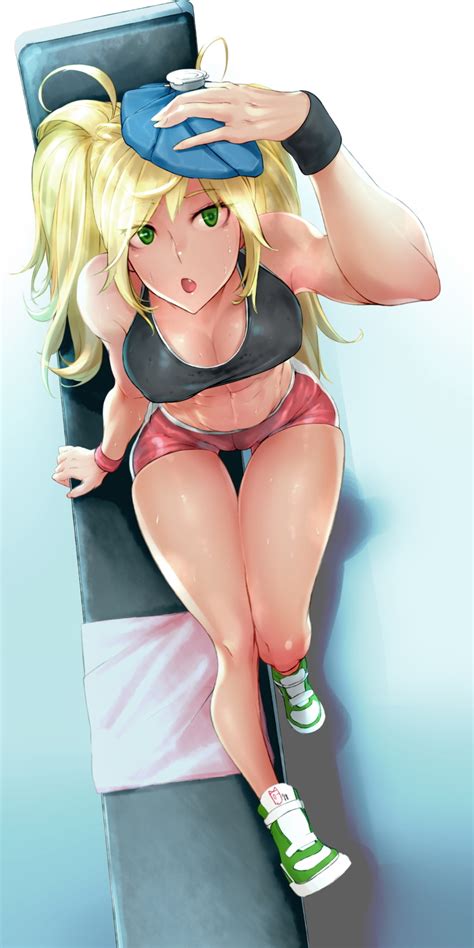 Zcune Sakura Hibiki Dumbbell Nan Kilo Moteru Absurdres Commentary Request Highres Korean