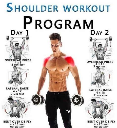 Shoulder Workout Program Gym Workout Chart Body Workout Plan Gym