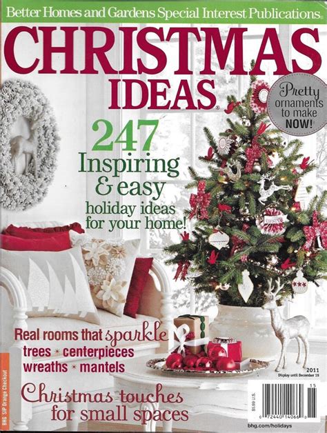 Christmas Ideas Magazine Holiday Home Decor Trees Wreaths Centerpieces