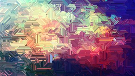 Abstract Digital Art Warm Colors Wallpapers Hd Desktop