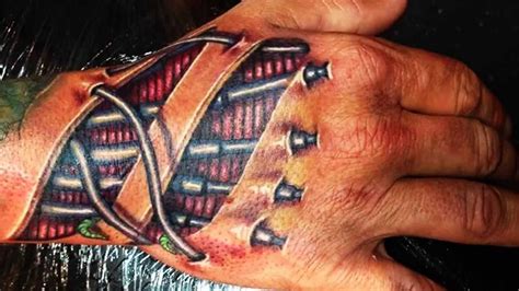 The world best tattoo artist. Best 3D Tattoos - 3D Hand Tattoo Designs Part 1 - YouTube