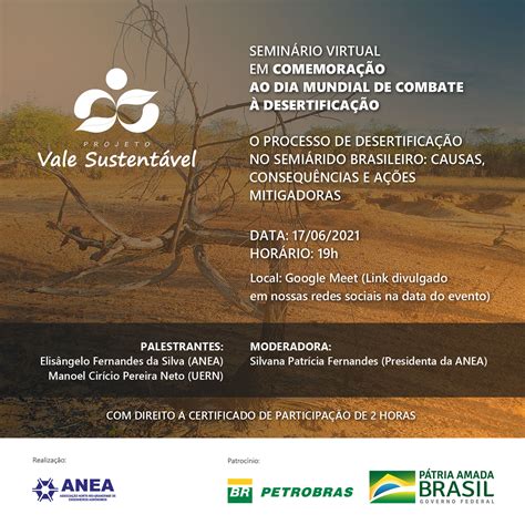 Dia Mundial De Combate A Desertificação Projeto Vale Sustentável