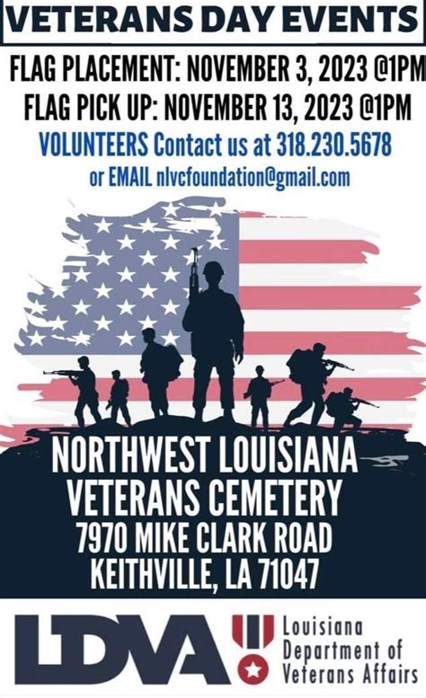 Veteran Day Events Post Louisiana Department Of Veterans Affairs