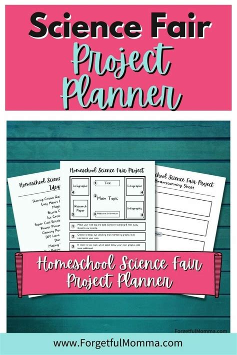 Science Fair Project Planner Forgetful Momma