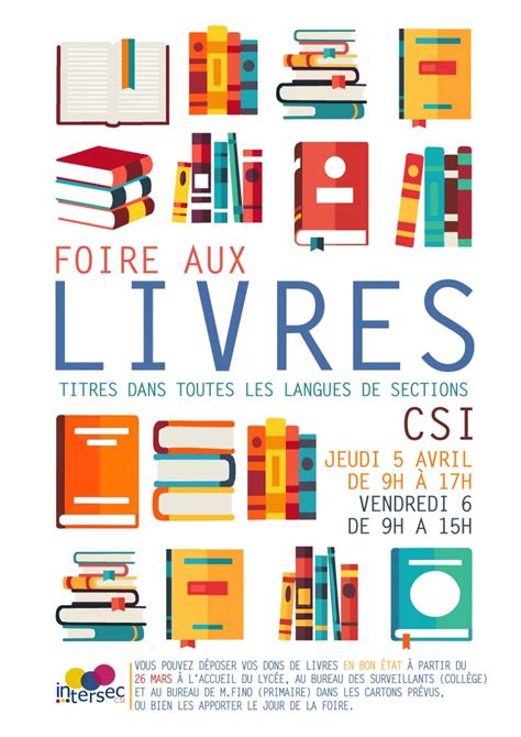 Appel Aux Dons Foire Aux Livres