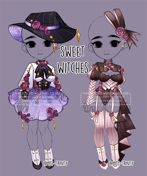 Sweet Witches Adopt Auction Free Sb Close By Miss Trinity On Deviantart