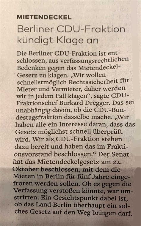 Mietenstopp, obergrenzen bei wiedervermietung und mietabsenkung. Mietendeckel - Dr. Theissen GmbH