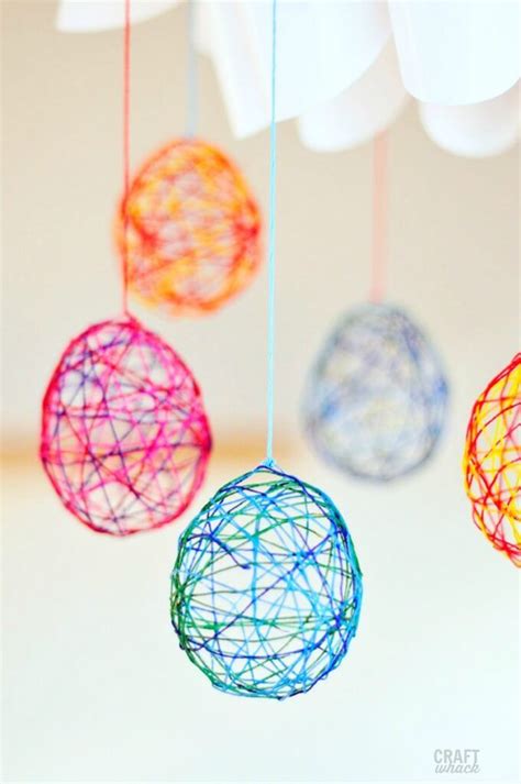 Get Crafty This Easter With This Cool String Easter Egg Craft