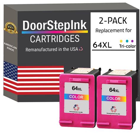 Hp 64xl N9j91an Color Remanufactured Ink Cartridges Doorstepink