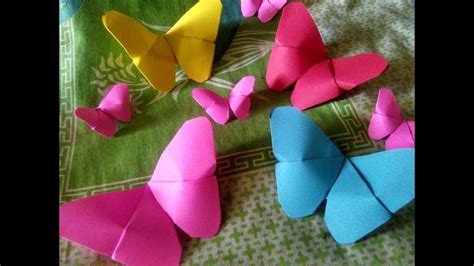 Cara Membuat Origami Kupu Kupu Hiasan Dinding How To Make Origami My