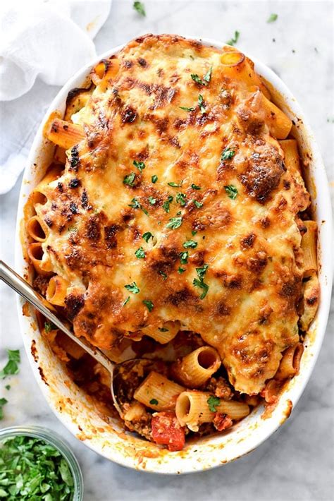 Sausage And Cheese Baked Rigatoni Recipe